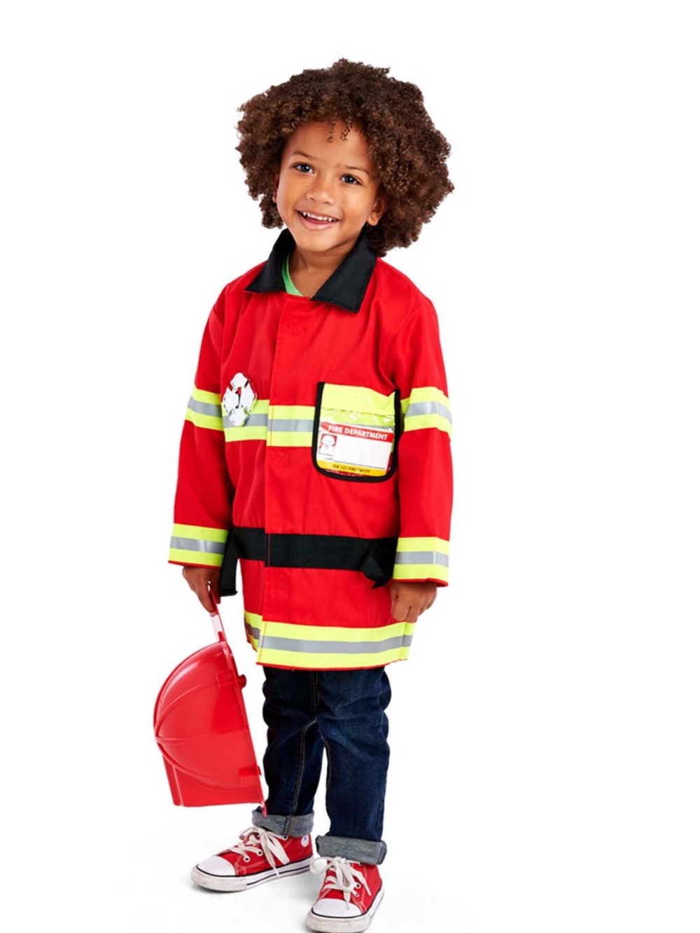 Melissa & Doug Fireman Halloween costume one size (3-6Y)